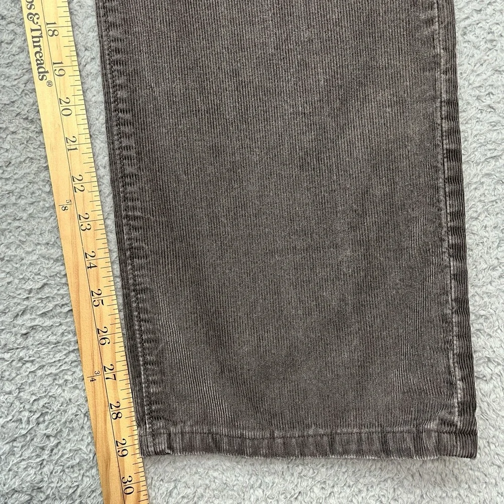 J‎ Crew Corduroy Pants Mens 38x29 Chocolate Brown Slim Straight Chino Academia